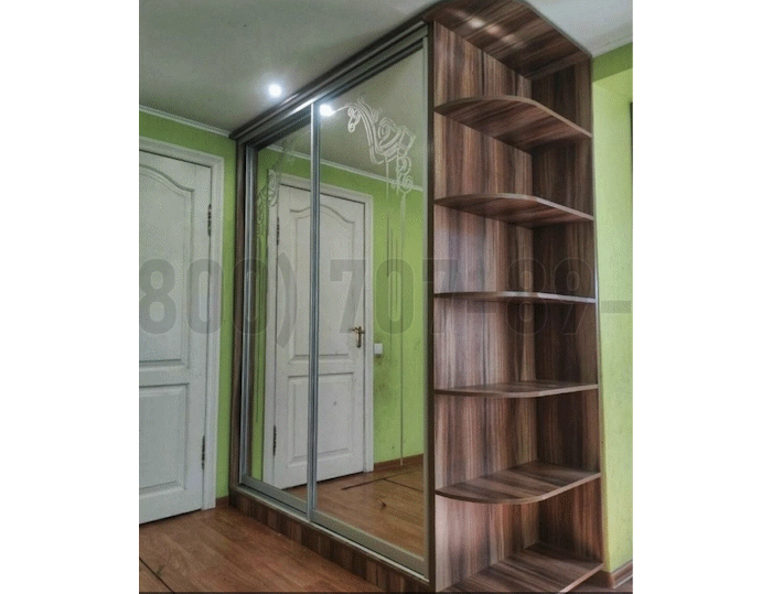 Шкаф с пескоструйным рисунком в Новокосино